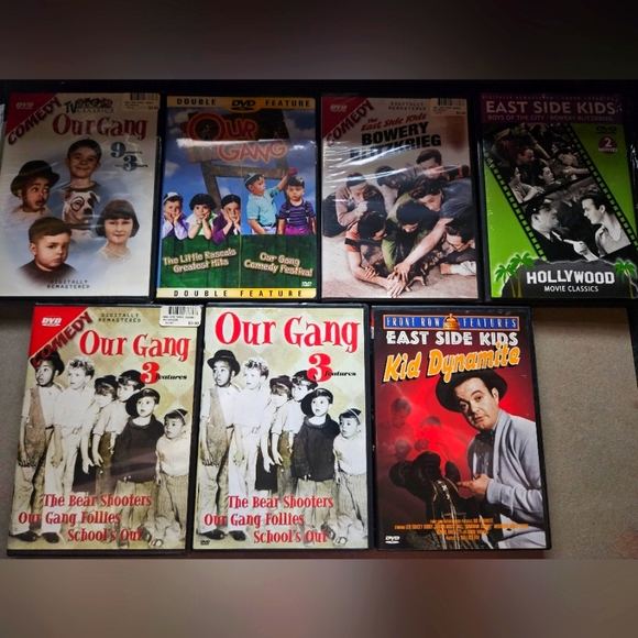 OUR GANG 7 DVDs - Picture 1 of 1